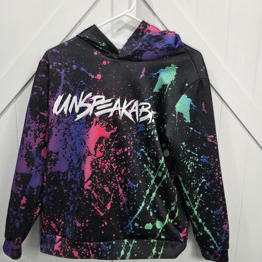 Kids Multicolor Graphic Hoodie